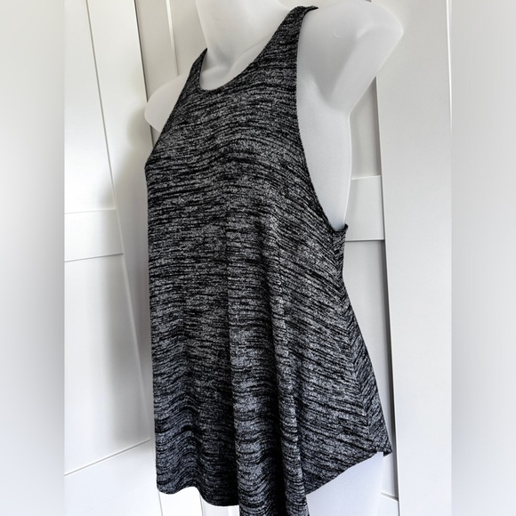 ARITZIA WILFRED FREE Burnette Tank Swing Top Racerback Black & Gray Marled Med - Picture 4 of 15